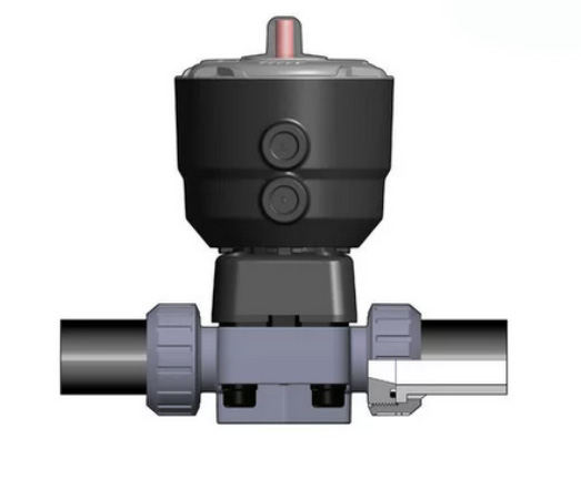 PP 2/2-Wege-Membranventil DK/CP, Verschraubung mit LS-Stutzen, NO, EPDM, Typ 382