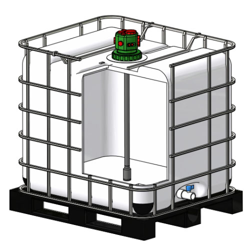 Sauglanze aus PP für MULTI FLEX BLOCK mit PTFE Kugel und FPM Dichtung